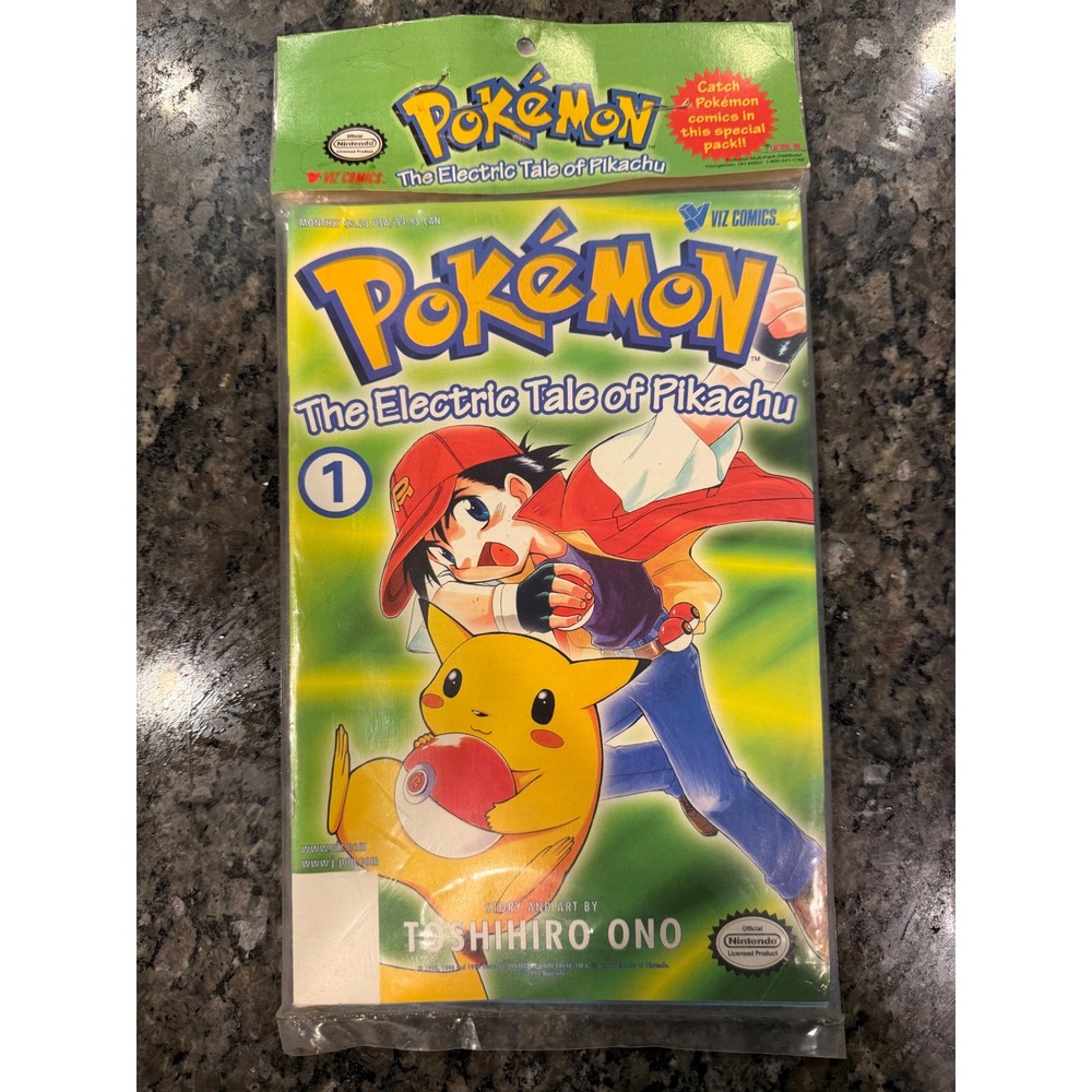Pokemon The Electric Tale of Pikachu 1 Neon Genesis Evangelion Viz Comic 4 Pack